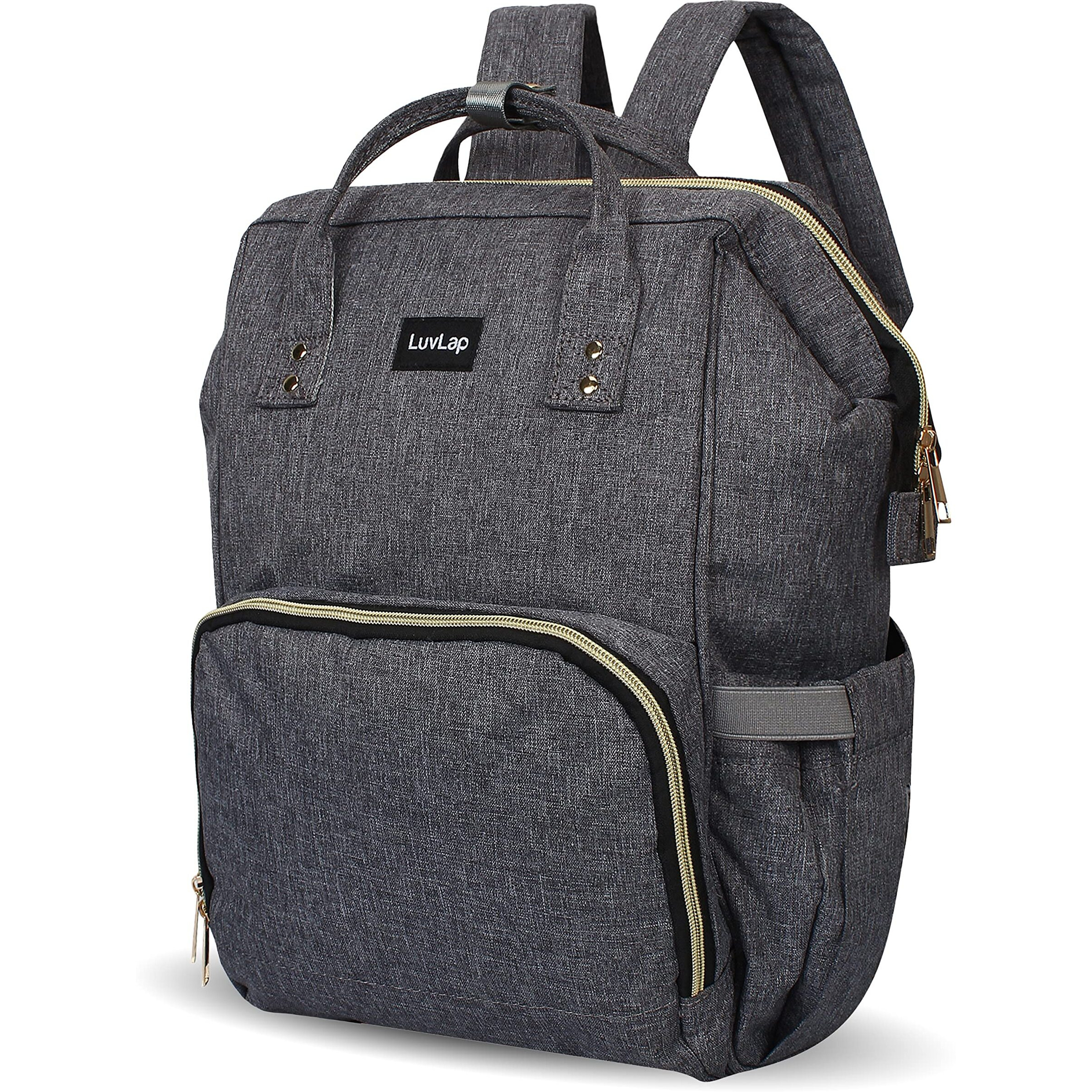 Luvlap Lily Travel Multifunctional Waterproof Diaper Bag-Backpack Cum Tote Bag (Grey)