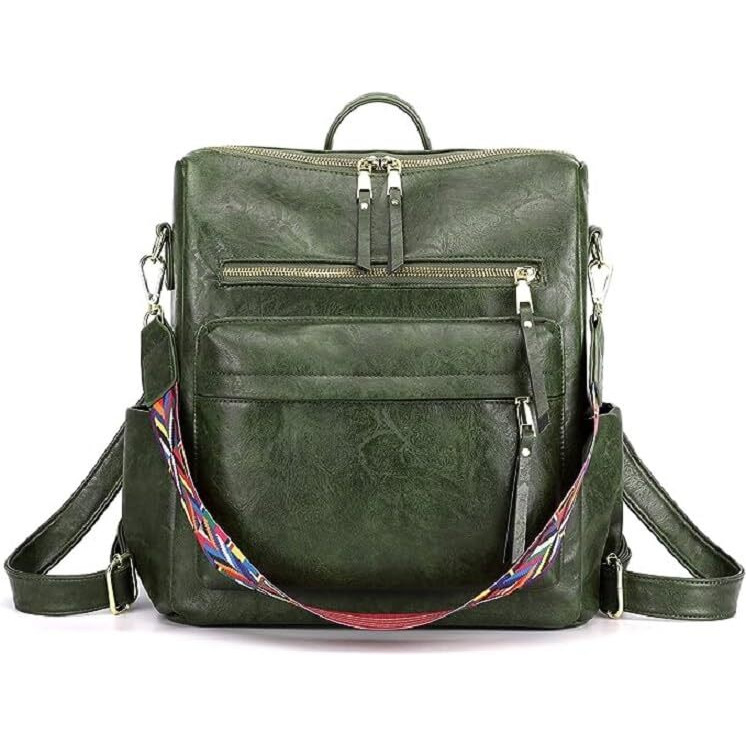 Backpack For Women | Women's Fashion Backpack Purses Multipurpose Design Handbags And Shoulder Bag With Sling Belt | Handbag | College | Girls | Office | Printed | Gifts | Women Backpack Bags