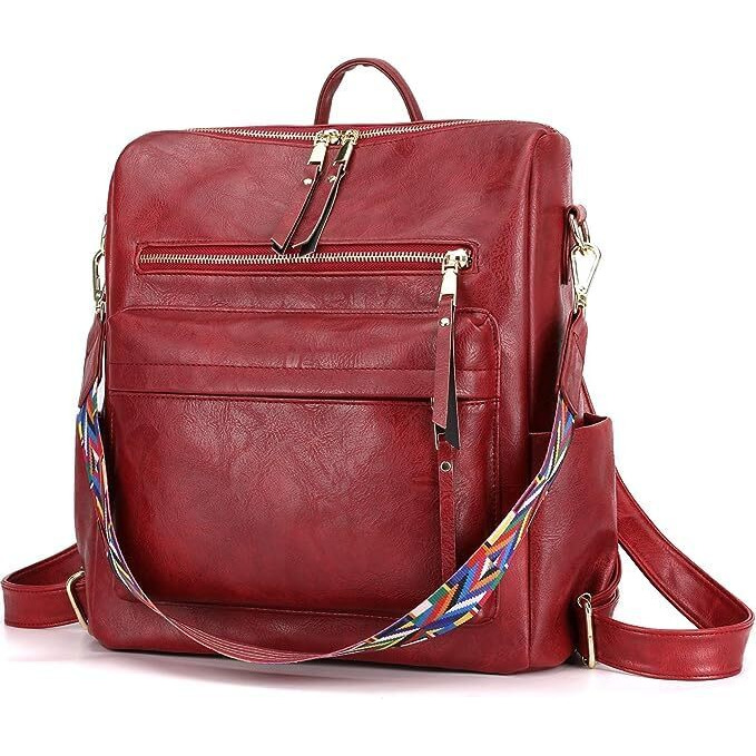 Backpack For Women | Women's Casual Daypacks Backpack Handbags Multipurpose Zipper Closure Purses And Shoulder Bag With Sling Belt | Handbag | College | Girls | Office | Gifts | Women Backpack