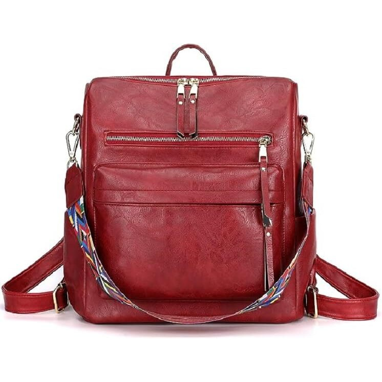 Backpack For Women | Women's Casual Daypacks Backpack Handbags Multipurpose Zipper Closure Purses And Shoulder Bag With Sling Belt | Handbag | College | Girls | Office | Gifts | Women Backpack