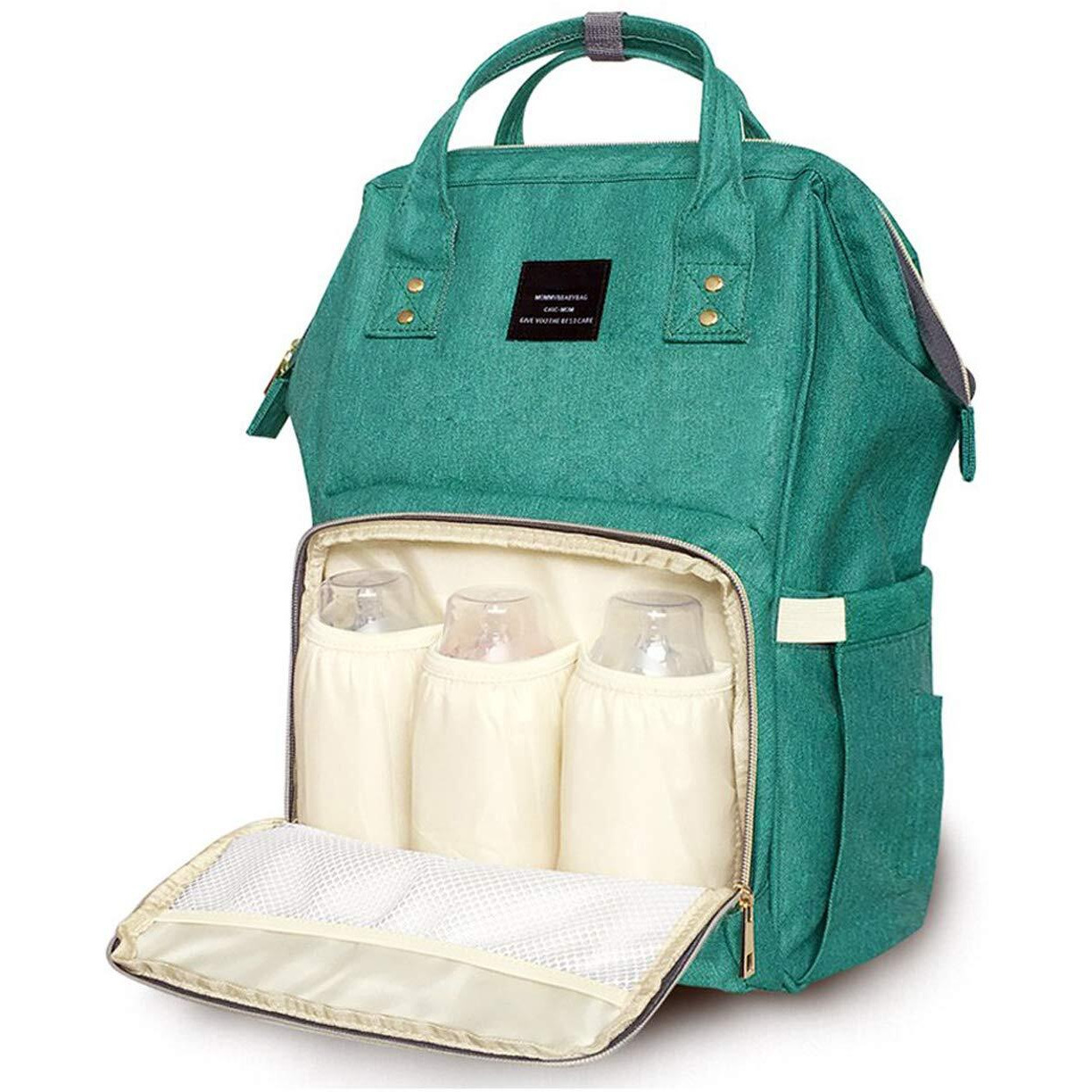 House Of Quirk Baby Diaper Bag Maternity Backpack (Jeep Green)