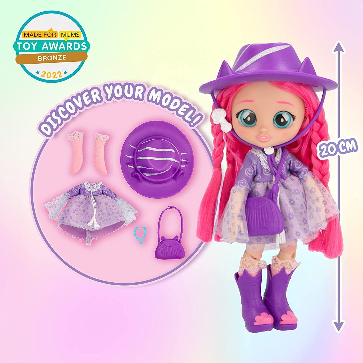 Knick Knack , Bff Dollhouse Set For Fashion Toy That Comes With 9+ Surprises Including Outfit And Accessories 7.8 Inch For Girls Aged 3 Years And Above (Katie)|