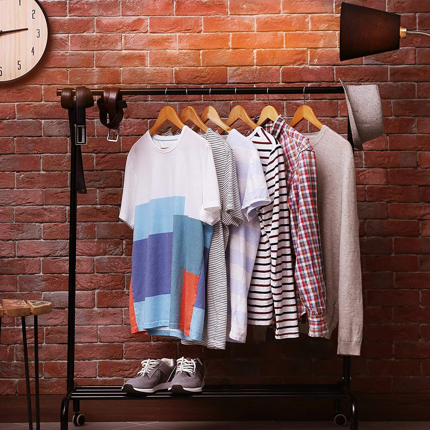 Evolluxi Lotus Wooden Hangers, Solid Wood Shirt Hangers, Dress Coat Jacket Clothes Hangers, With Extra Smooth Finish, 360 Degree Swivel Hook (Retro) (Beige, 20), 1 Count