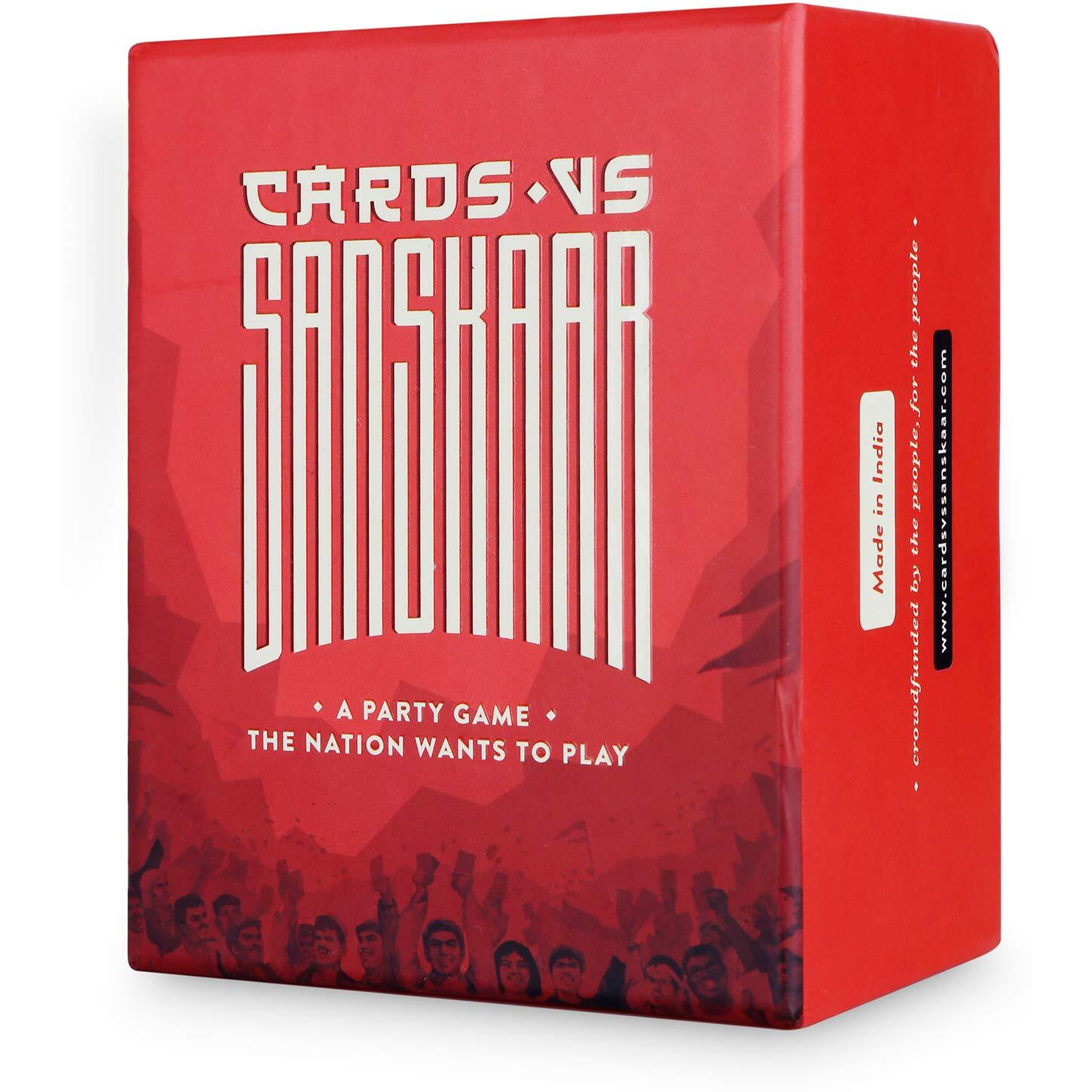 Cards Vs Sanskaar - A Fun Party Card Game - Indian Version,Adult