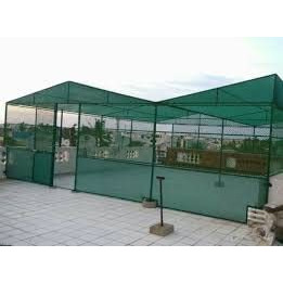 Home Buy Green Shade Net 50% Uv Sun Protected For Terrace, Garden, Green House, Balcony & Gardening Multipurpose Shade Net 50%, 2Mx25M (6.5Ft X 82Ft) - Green