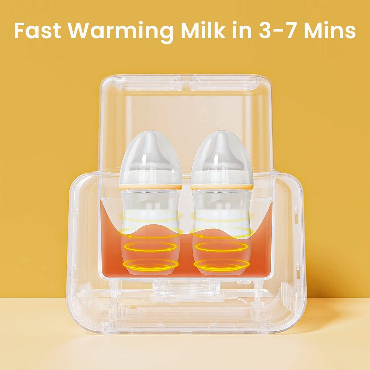 Supvox Bottle Warmer For Babies Milk Electric 8 In 1 Sterilizer For Feeding Bottles With 3-7 Mins Fast Warming, 24H Keep Warm Food Heating Timer Adjustable Temp Baby Bottle Sterilizer Machine