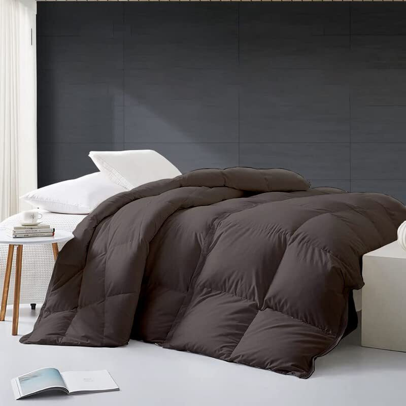 Razzai Mammayo Single Comforter 500 Gsm Winter Comforter Premium Collection Quilted Comforter (60" X 90" Inches/152Cm X 228Cm) - Single Bed Comforter|Dark Grey | Microfibre, Lightweight