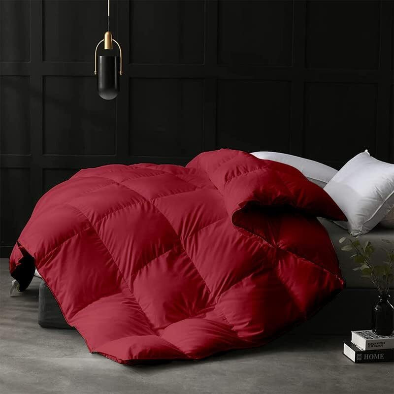 Razzai Mammayo 500 Gsm Winter Comforter Premium Collection Quilted Comforter (92" X 106" Inches/233Cm X 269Cm) - King Size Comforter|Burgundy| Lightweight| Microfibre