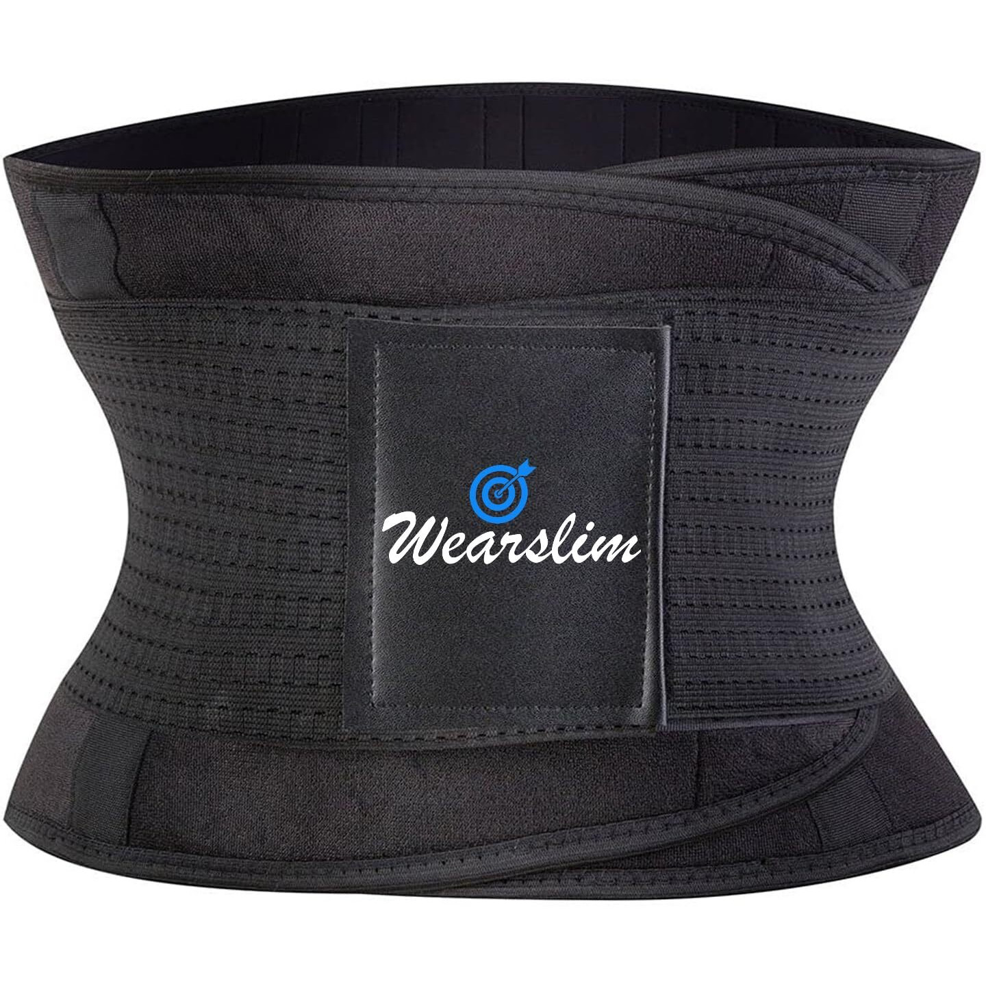 Wearslim Waist Trainer Trimmer Belt For Men & Women, Adjustable Flexible Waist Trainer, Back Brace Lumbar Support For Lower Back Pain Relief, Sport Girdle For Gym Workout - Multicolor
