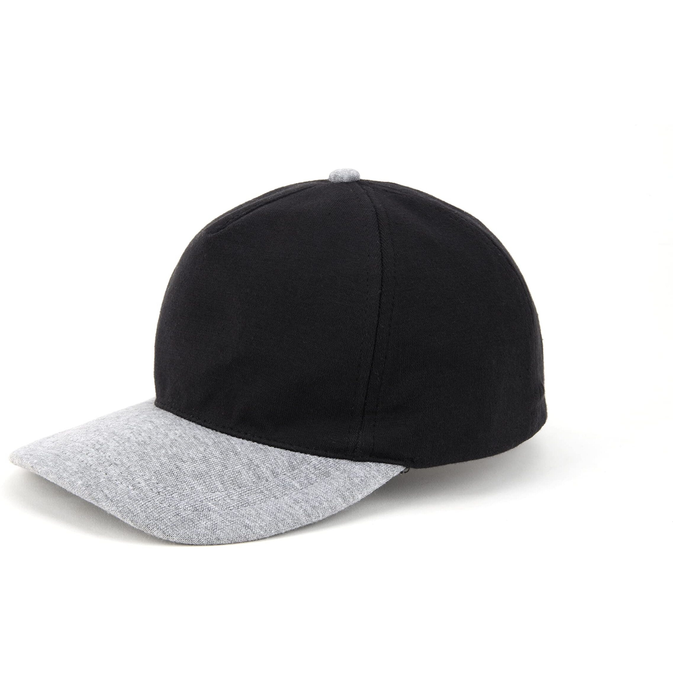 Primebox Head Caps For Men Unisex With Adjustable Velcro Strap Cap Summer Caps Men Sports Cricket Caps, Gym Cap (Black Grey Dc)