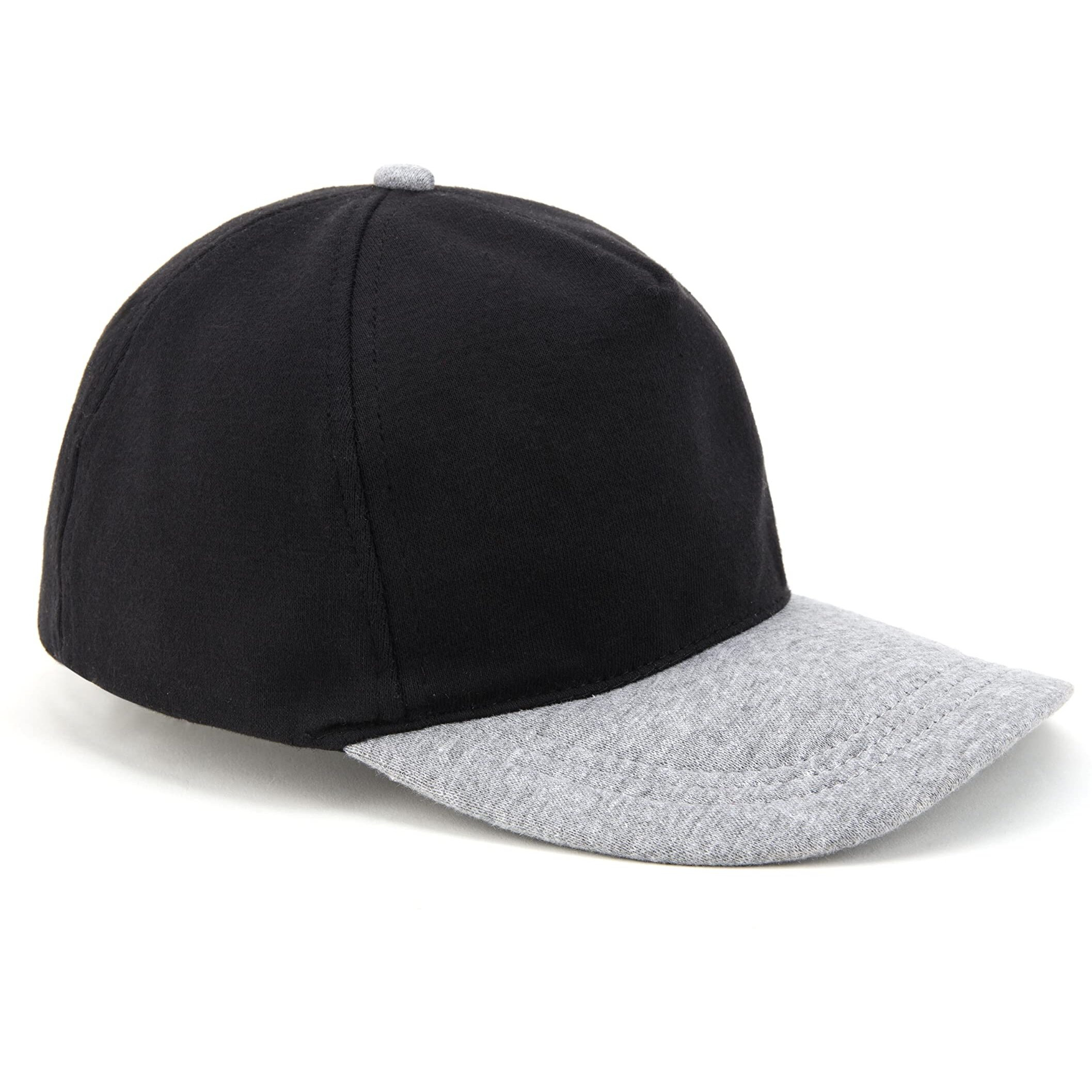 Primebox Head Caps For Men Unisex With Adjustable Velcro Strap Cap Summer Caps Men Sports Cricket Caps, Gym Cap (Black Grey Dc)