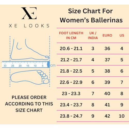 Xe Looks Women's White Ballerina Flats | Textured Design With Stylish Bow Detail | Cushioned Footbed For Comfort | Lightweight Slip-On Ballerina For Girls & Women