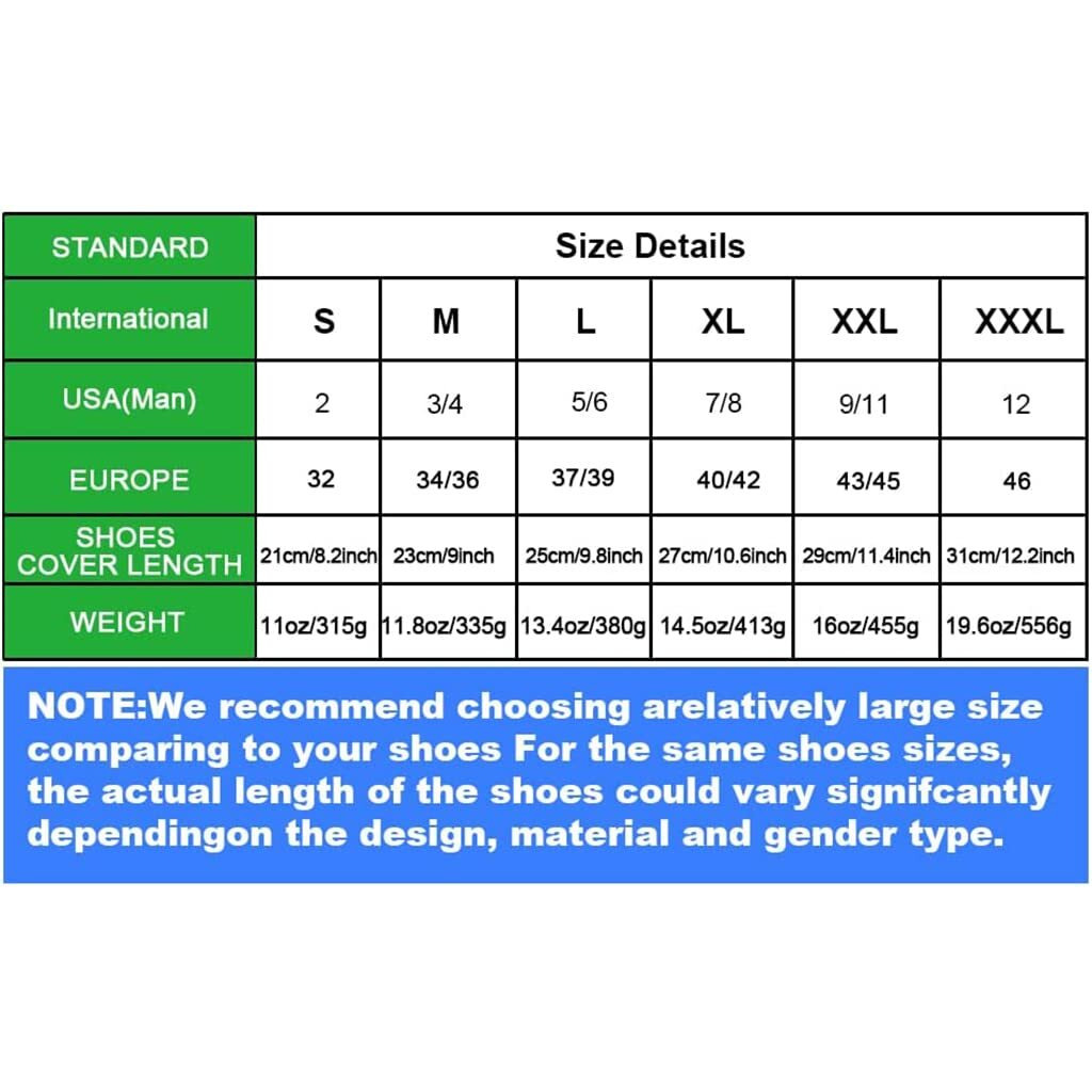 Palay Silicone Shoe Covers For Kids, Men, Women With Double-Breasted, Anti-Slip And Waterproof Shoe Cover, Tpe Sole Wear-Resistant And Reusable Shoes Cover For Rainy Season (For Size 9-11)