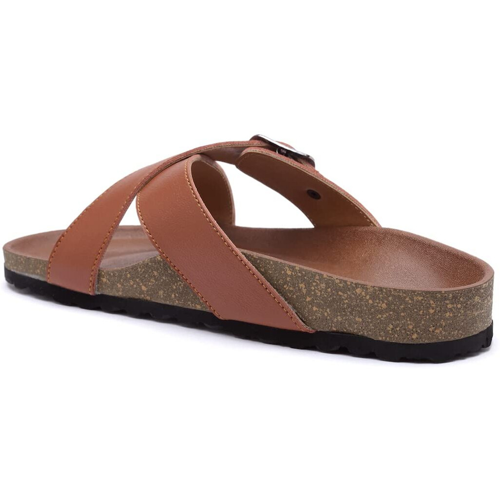 Refoam Owrfmo-03(W) Women's Outdoor | Trendy | Stylish Light-Brown Synthetic Leather Casual Sandal