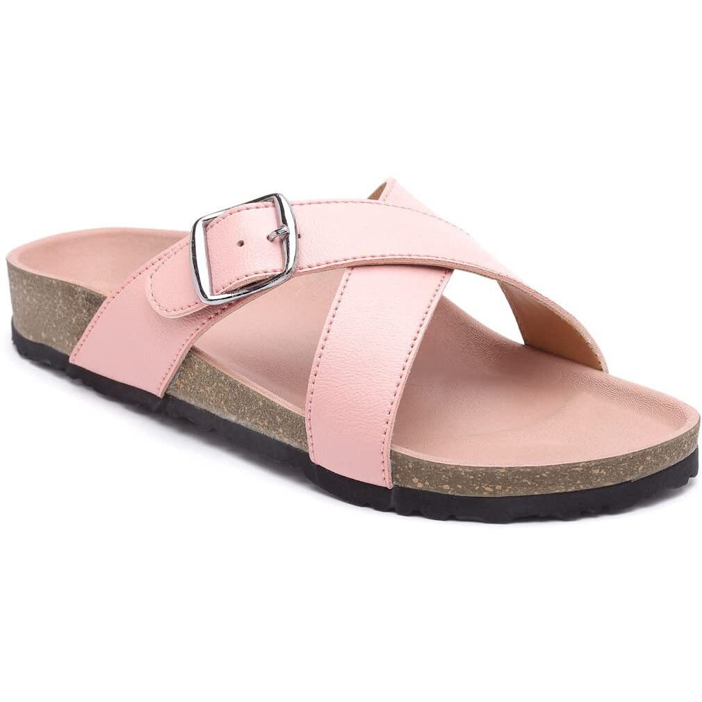 Refoam Owrfmo-03(W) Women's Outdoor | Trendy | Stylish Pink Synthetic Leather Casual Sandal