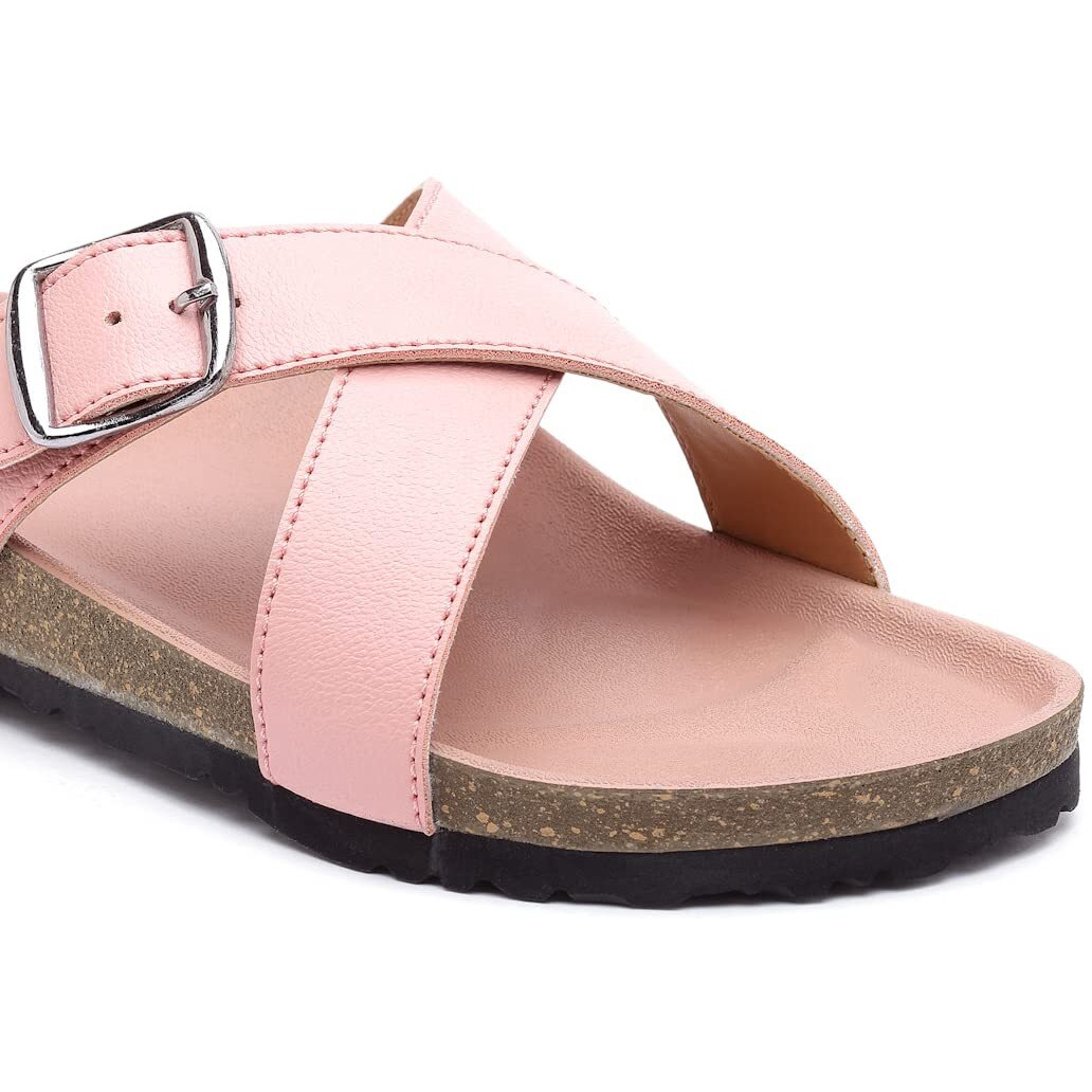 Refoam Owrfmo-03(W) Women's Outdoor | Trendy | Stylish Pink Synthetic Leather Casual Sandal