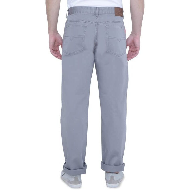 Flags Men's Jeans Silky Denim Lgrey Colour (Basic008Ns) Size 32