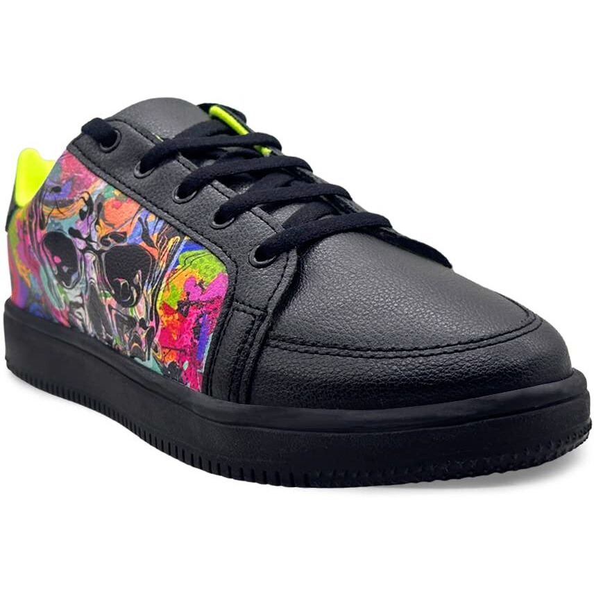 Kazarmax Xxiv Black Doom Graffiti Trainers/Sneakers Shoes For Girls/Women- 8 Uk