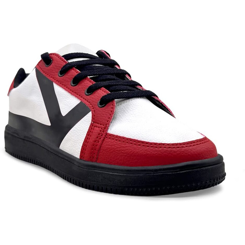 Kazarmax Xxiv Red White & Black Trainers/Sneakers Shoes For Girls/Women- 5 Uk