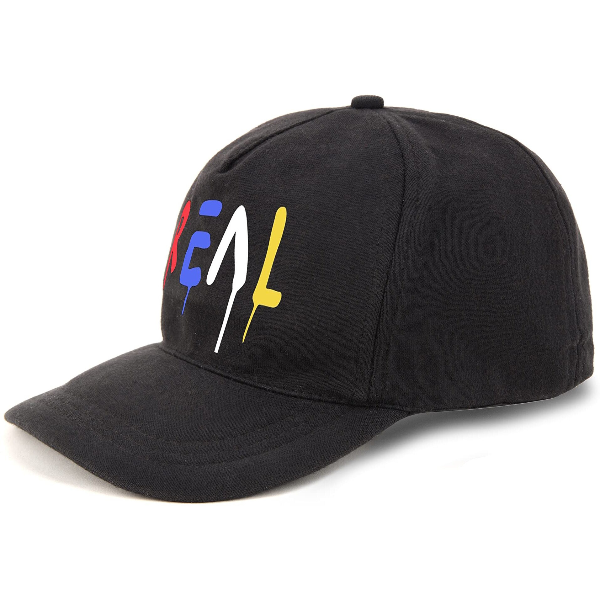 Primebox Head Caps For Men Unisex With Adjustable Velcro Strap Cap Summer Caps Men Sports Cricket Caps, Gym Cap (Black Cap Real Print)