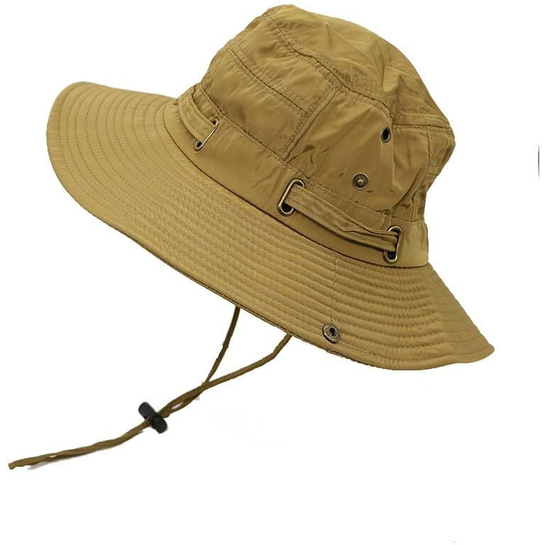Alexvyan Round Hat Sun Visor Hats For Women Uv Protection Wide Brim Summer Cap For Girls Hat Uv Protection Breathable Casual Beach Hat, Safari Hat Sun Protection Cap For Women Girl Men (Brown)