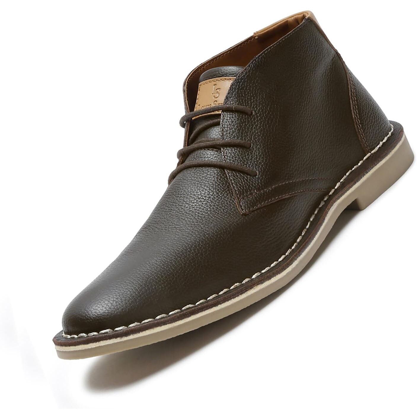 Louis Stitch Chukka Boots For Men | Leather Shoes For Men | High Ankle Casual Boot | Formal Office & Business Wear Shoes | Hiking Boots For Men | Stitch Down Desert Boots |Size-Uk011 Brunette Brown (Sdckpdbb_)
