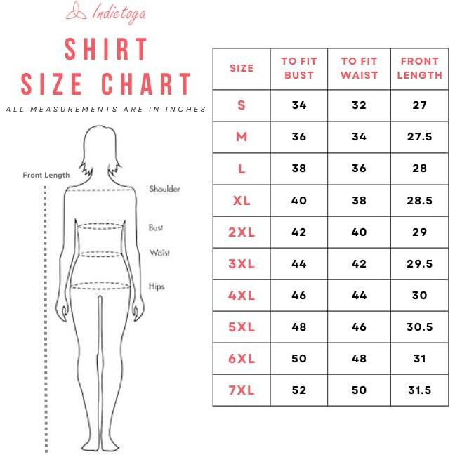 Indietoga Women's Plus Size Rayon Longline Regular Fit Shirt Tops (10001453_Blue Printed_7Xl)