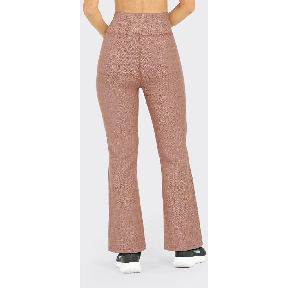 Blissclub Werk-It Flare Pants For Women Office Wear, Formal Cotton Trousers For Women With High Waist And 4 Pockets