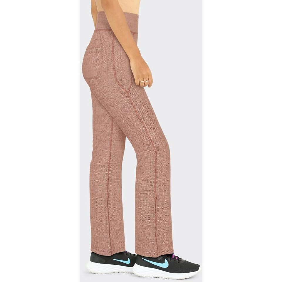 Blissclub Werk-It Flare Pants For Women Office Wear, Formal Cotton Trousers For Women With High Waist And 4 Pockets