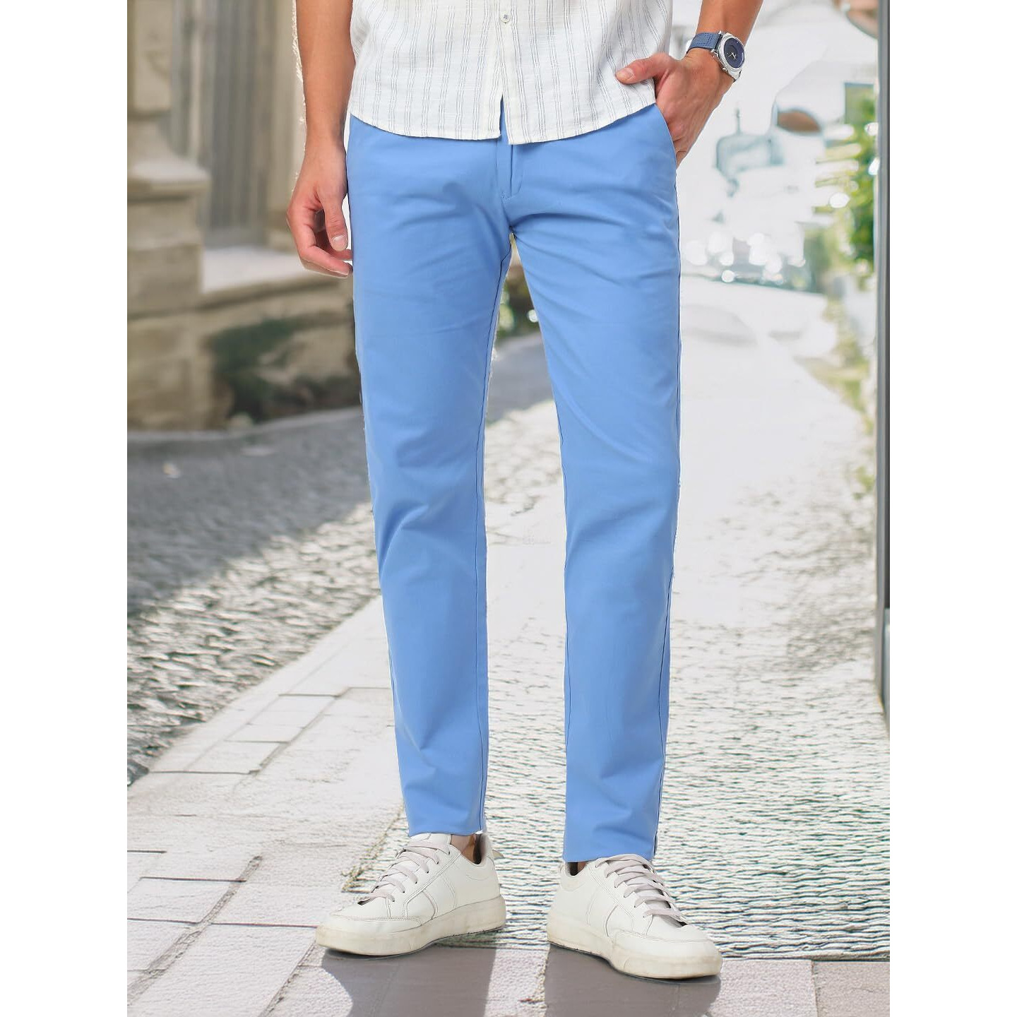 Urbano Fashion B07Yf4L5Rs Sky Blue