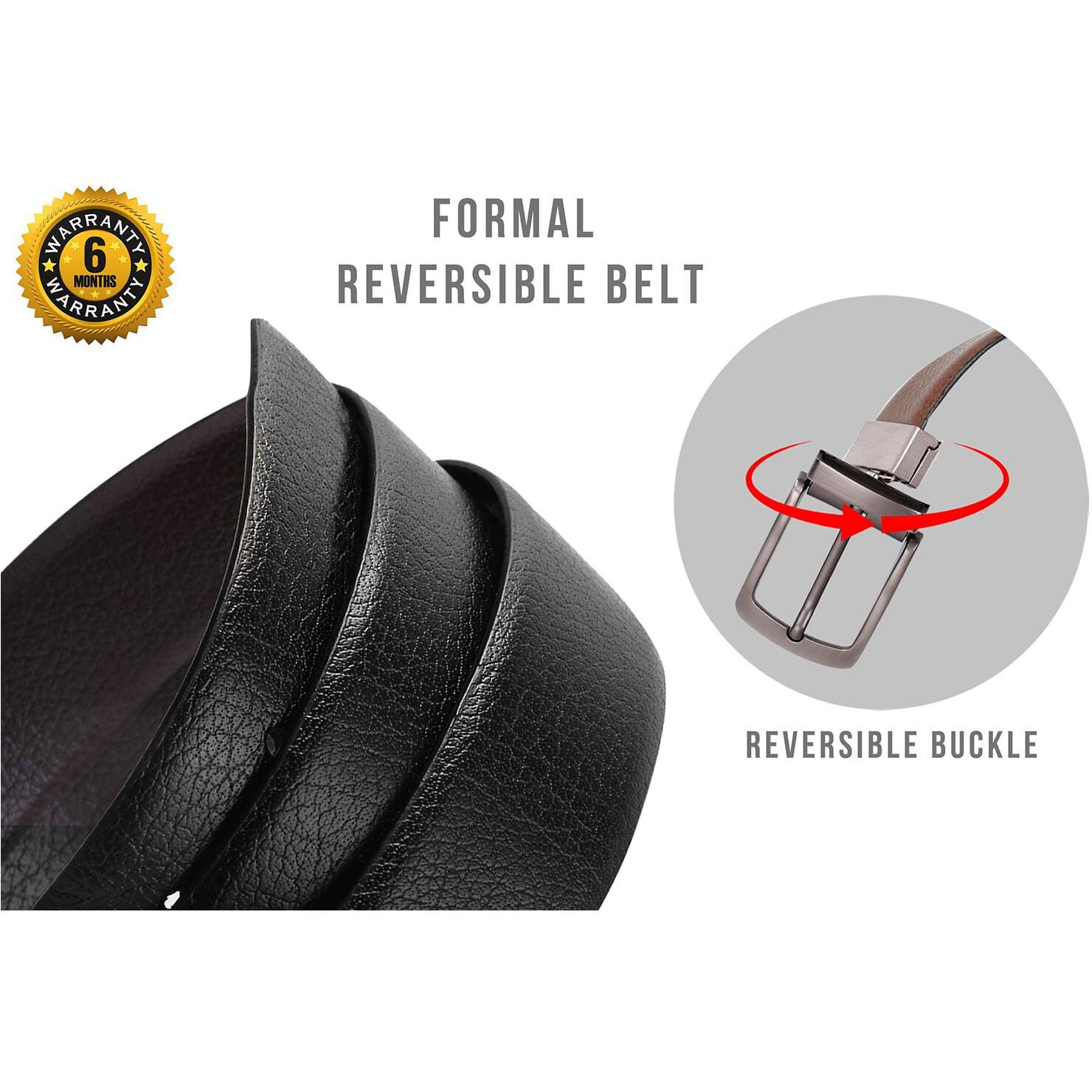 Scharf Reversible Vegan Leather Belt's For Men