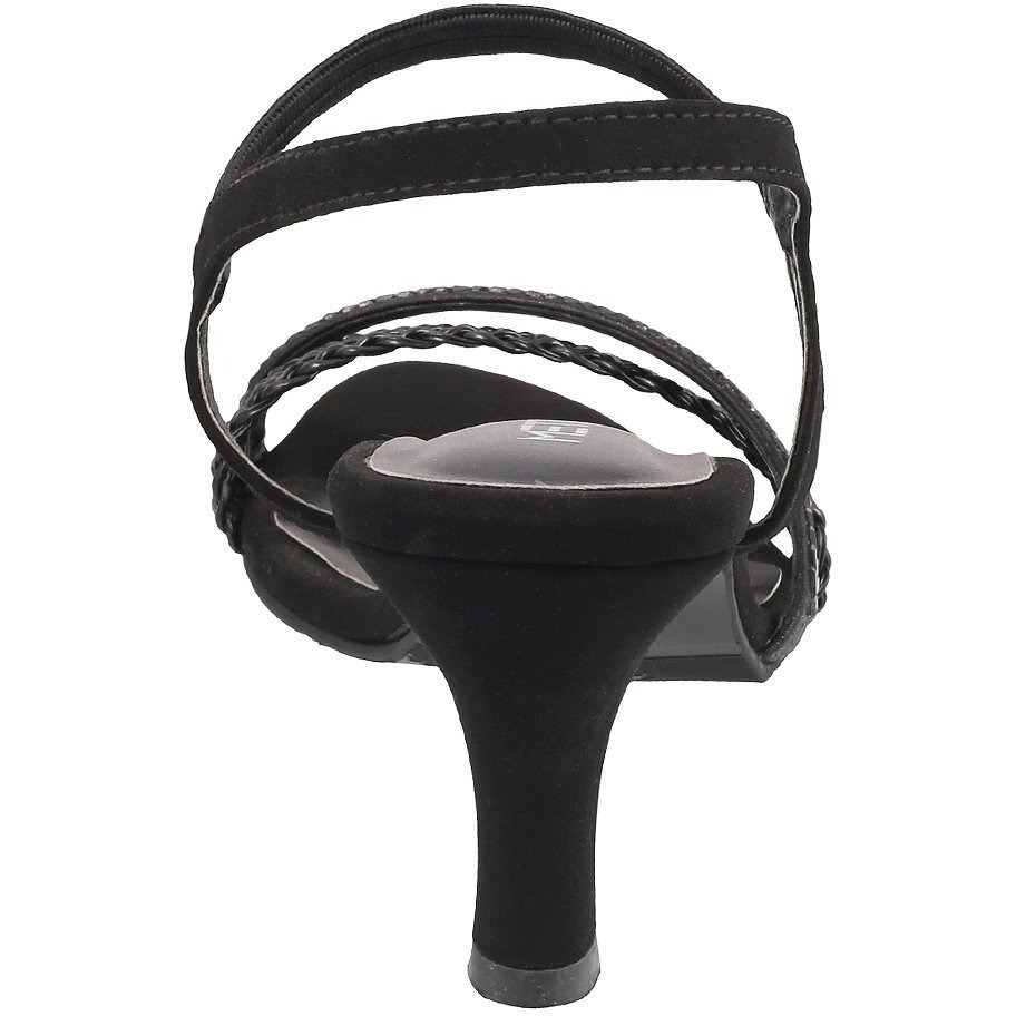 Metro Womens Synthetic Black Sandals (Size (7 Uk (40 Eu))