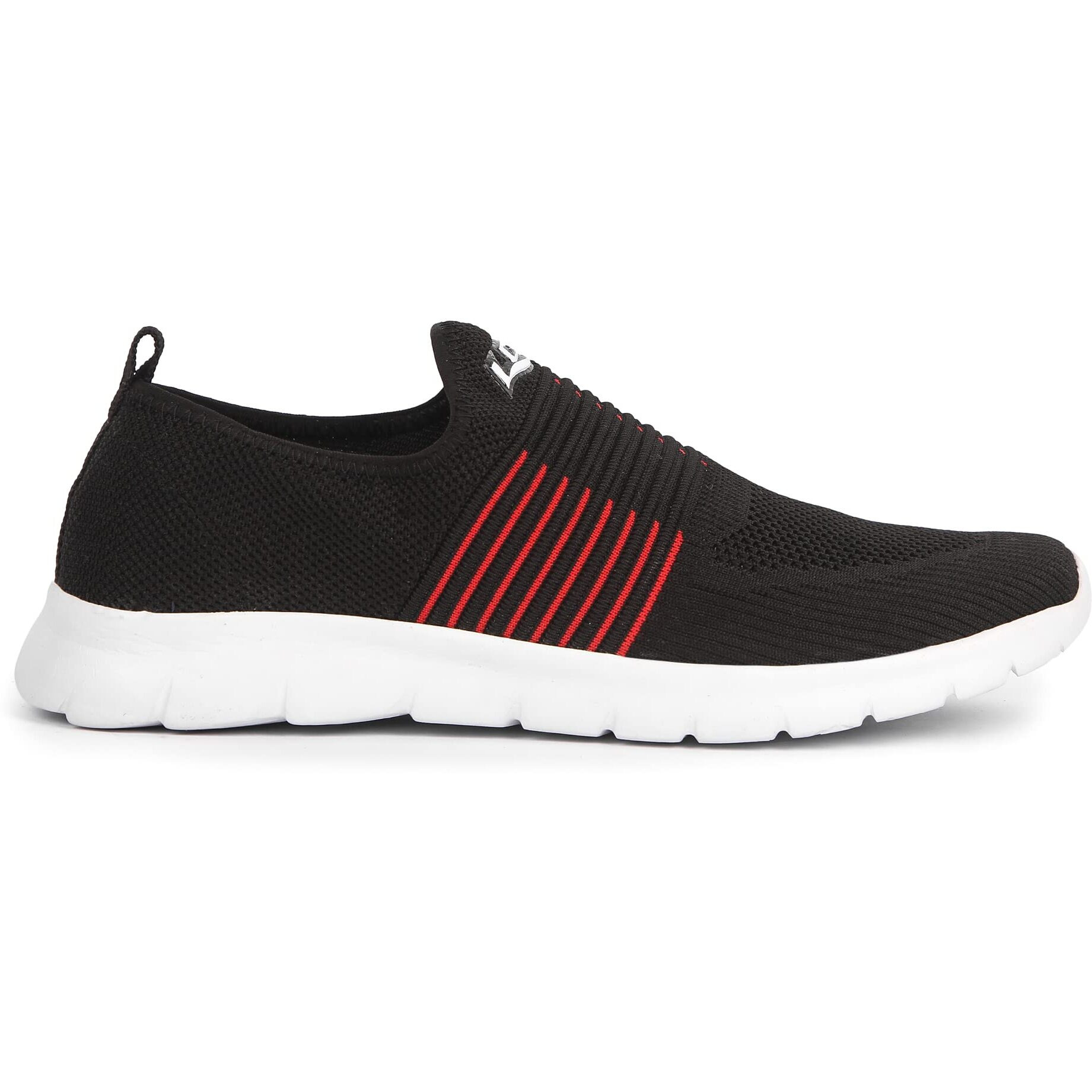 Lancer Mens Hummer-601 Black Red Running Shoe - 6 Uk (Hummer-601Blk-Red-6)