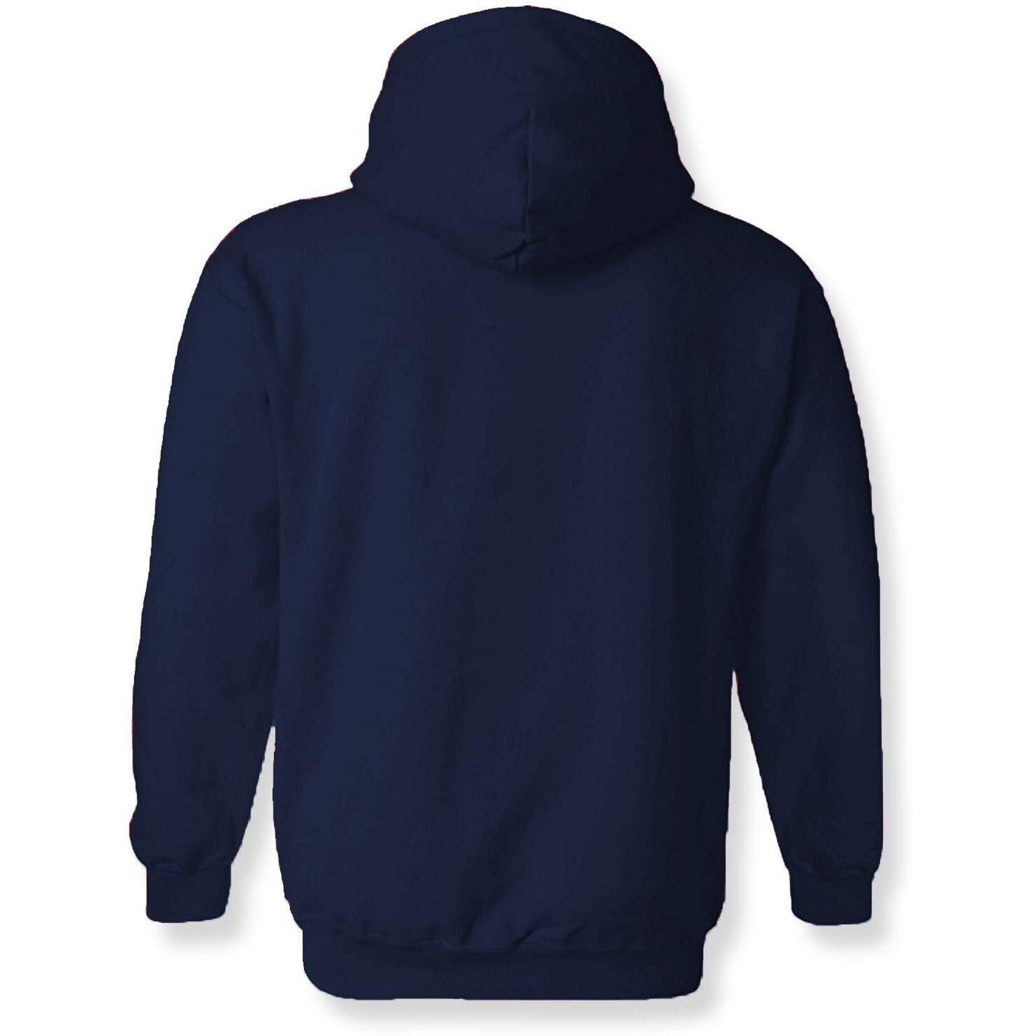 Adro Men's Cotton Neck Hooded Sweatshirt (H20-M-Mom-Nb_Navy_2Xl)