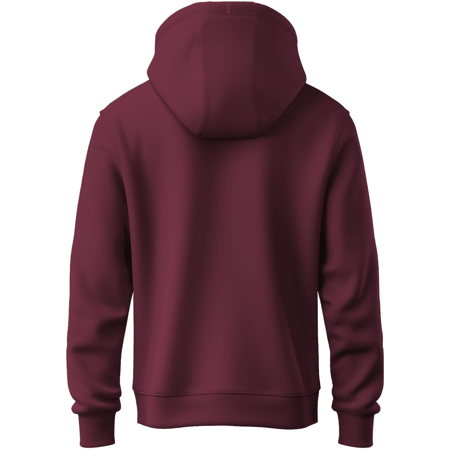 Adro Men's Cotton Neck Hooded Sweatshirt (H20-M-Byo-Mr_Maroon_S)