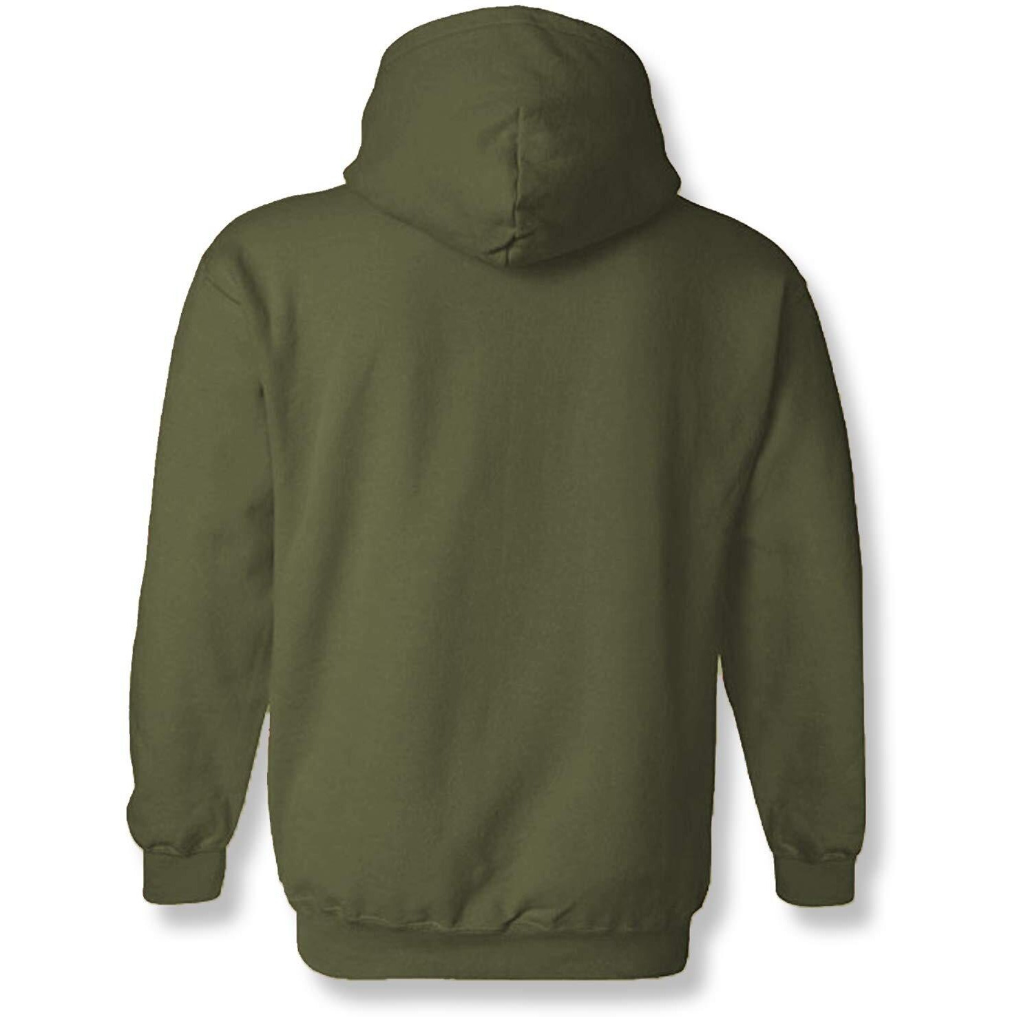 Adro Never Give Up Design Printed Hoodies/Sweatshirts For Men & Women (H20-M-Ngu-Ol_Olive_Xl)