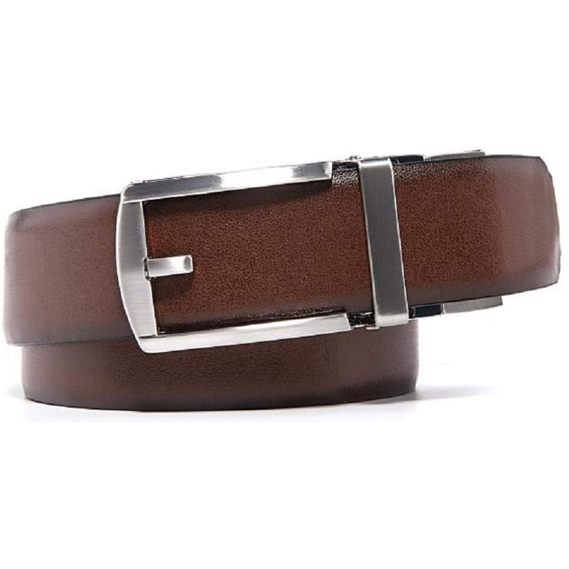 Contacts Men Leather Belt (Pack Of 1) (Coalt18-Blbr_Brown)