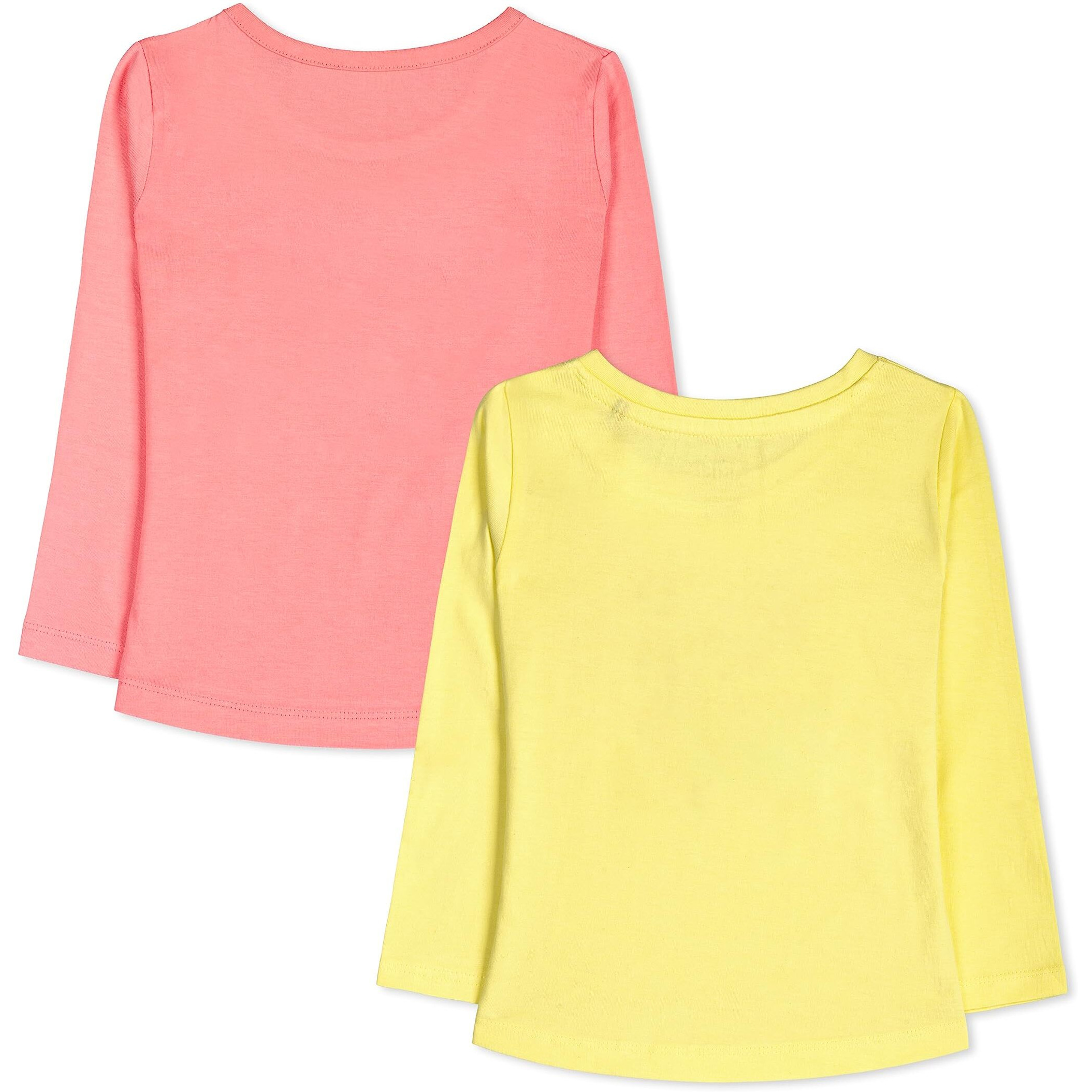 Real Basics Girls Regular Fit Full Sleeves Tshirt (Rb-G-Ftop-P2-45-S5_Fba_Multicolour_4-5 Years)
