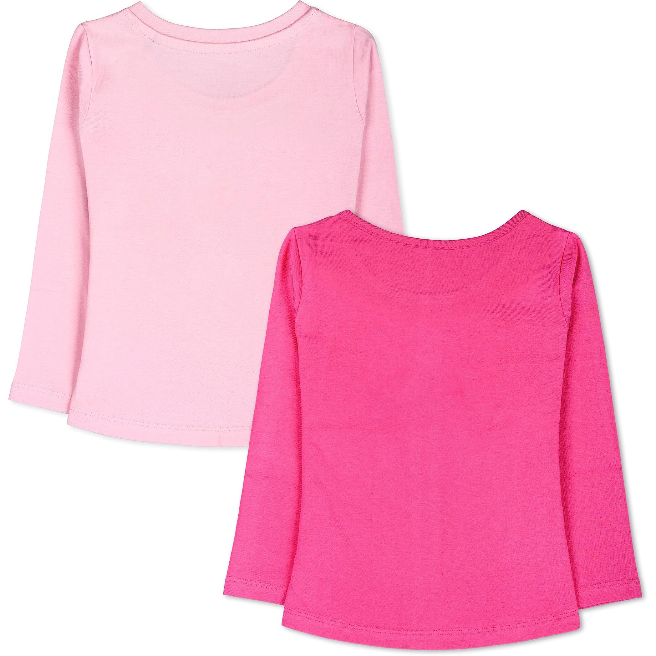 Real Basics Girls Regular Fit Full Sleeves Tshirt (Rb-G-Ftop-P2-45-S4_Fba_Multicolour_4-5 Years)