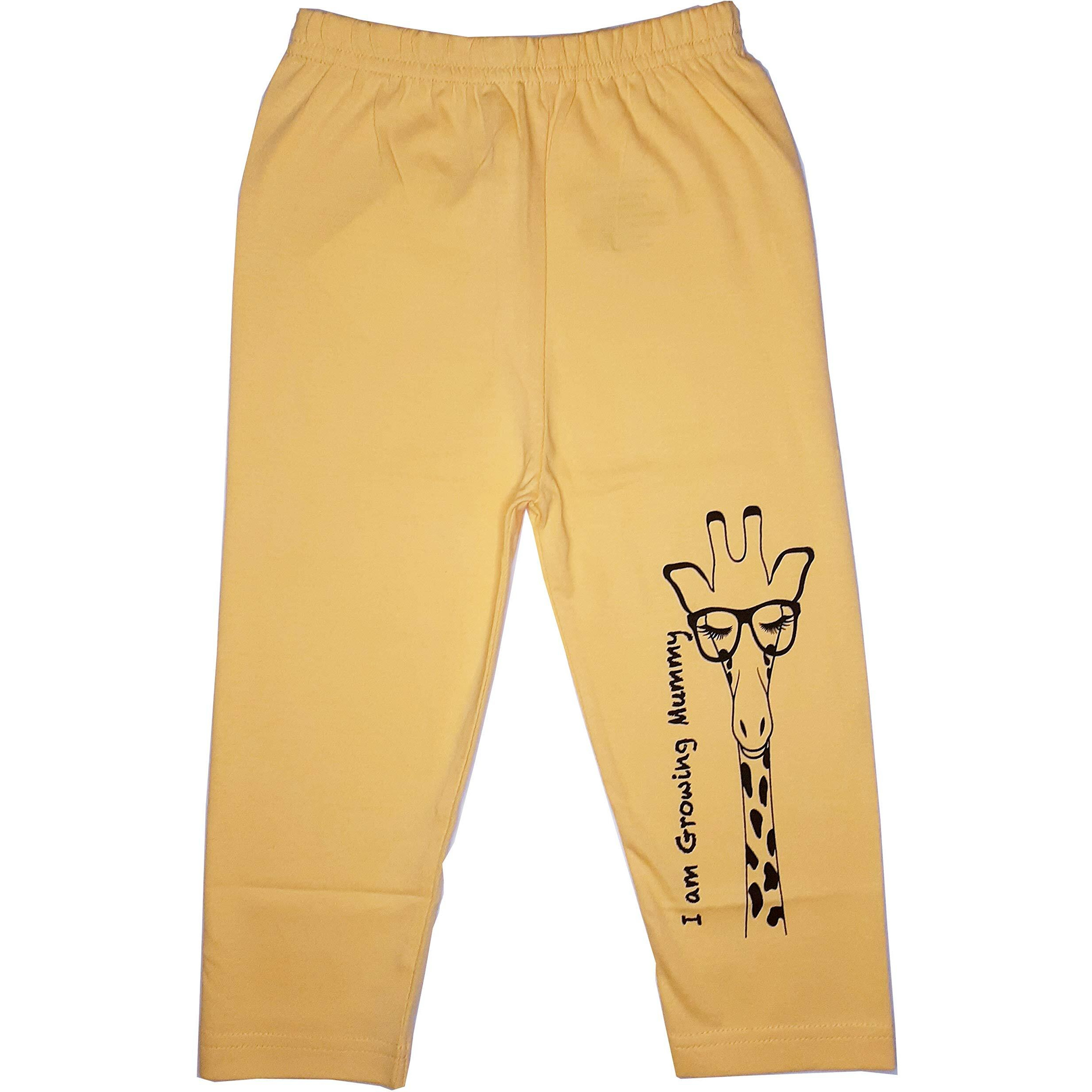 Totztouch Boy's Baby Pants | Pajamas | Bottoms | Lowers | Mid Rise Track Pants Full Length Cute Prints On Knee Cotton Combo Pack Of 5 Regular Fit 3 To 4 Years, Assorted