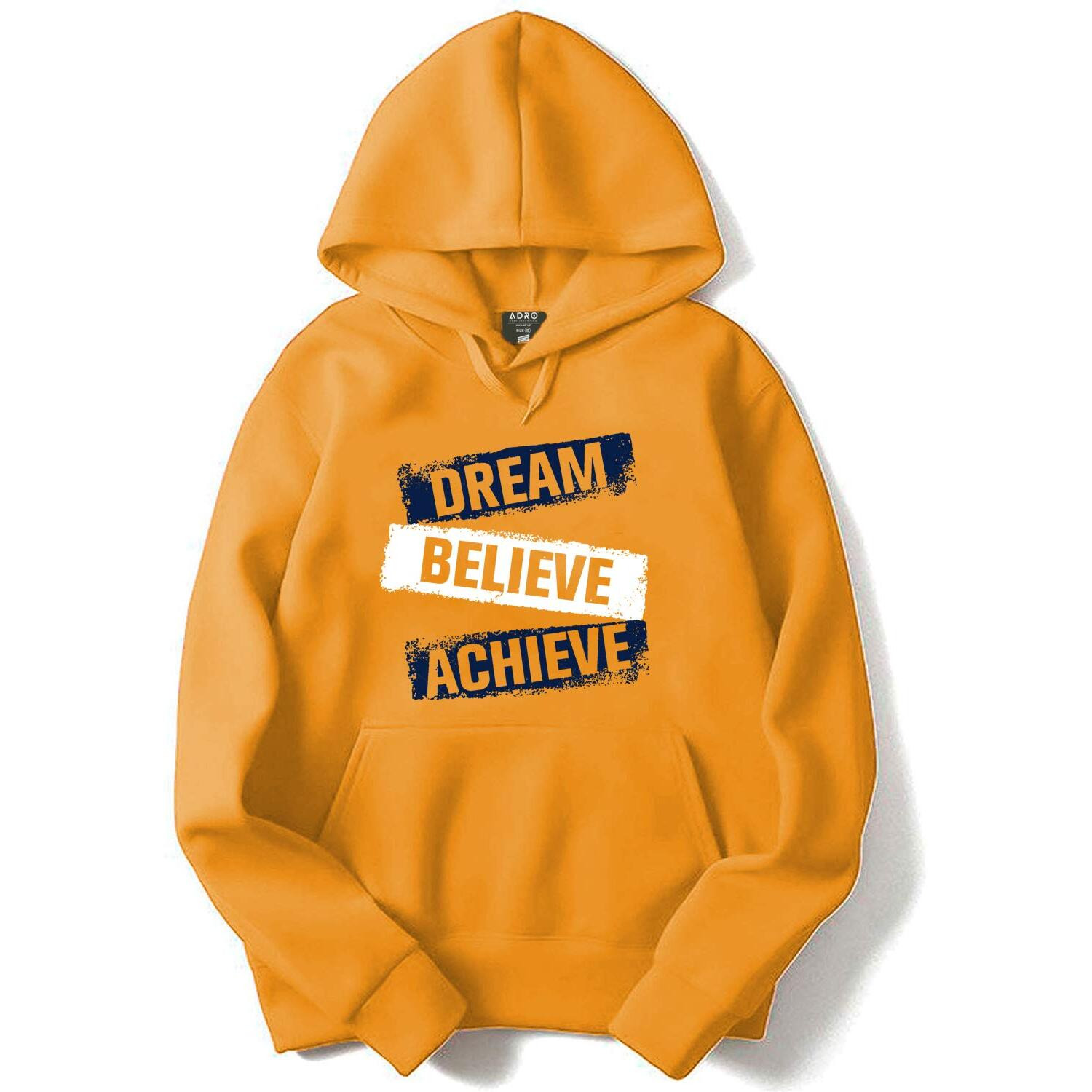 Adro Printed Hoodies/Sweatshirts For Men & Women (H-M-Dbaa-Mu_Mustard_M)