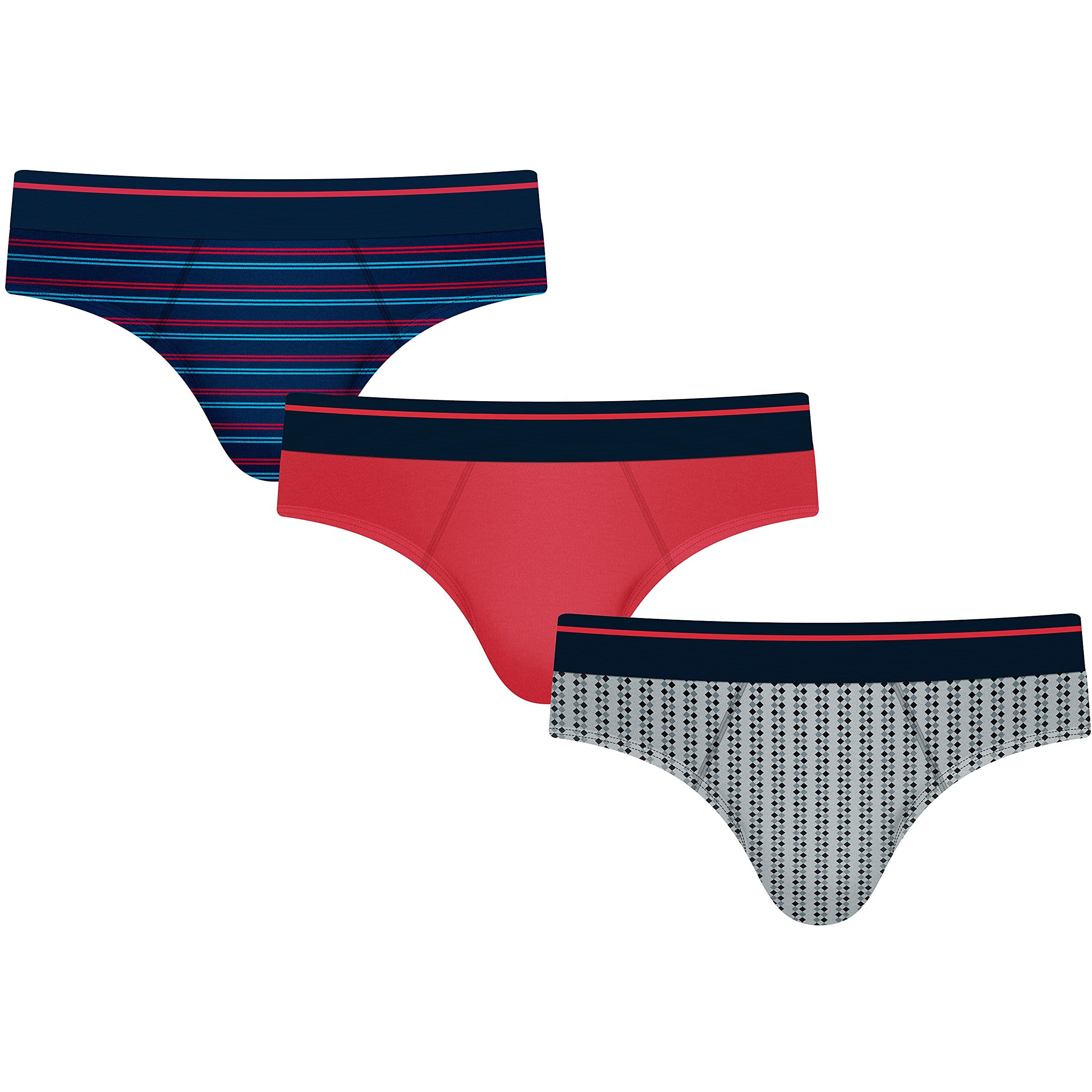 Real Basics Boys Cotton Briefs (Pack Of 3) (Rb-Brief-P3-S2-910_Multicolor_9 Years-10 Years)