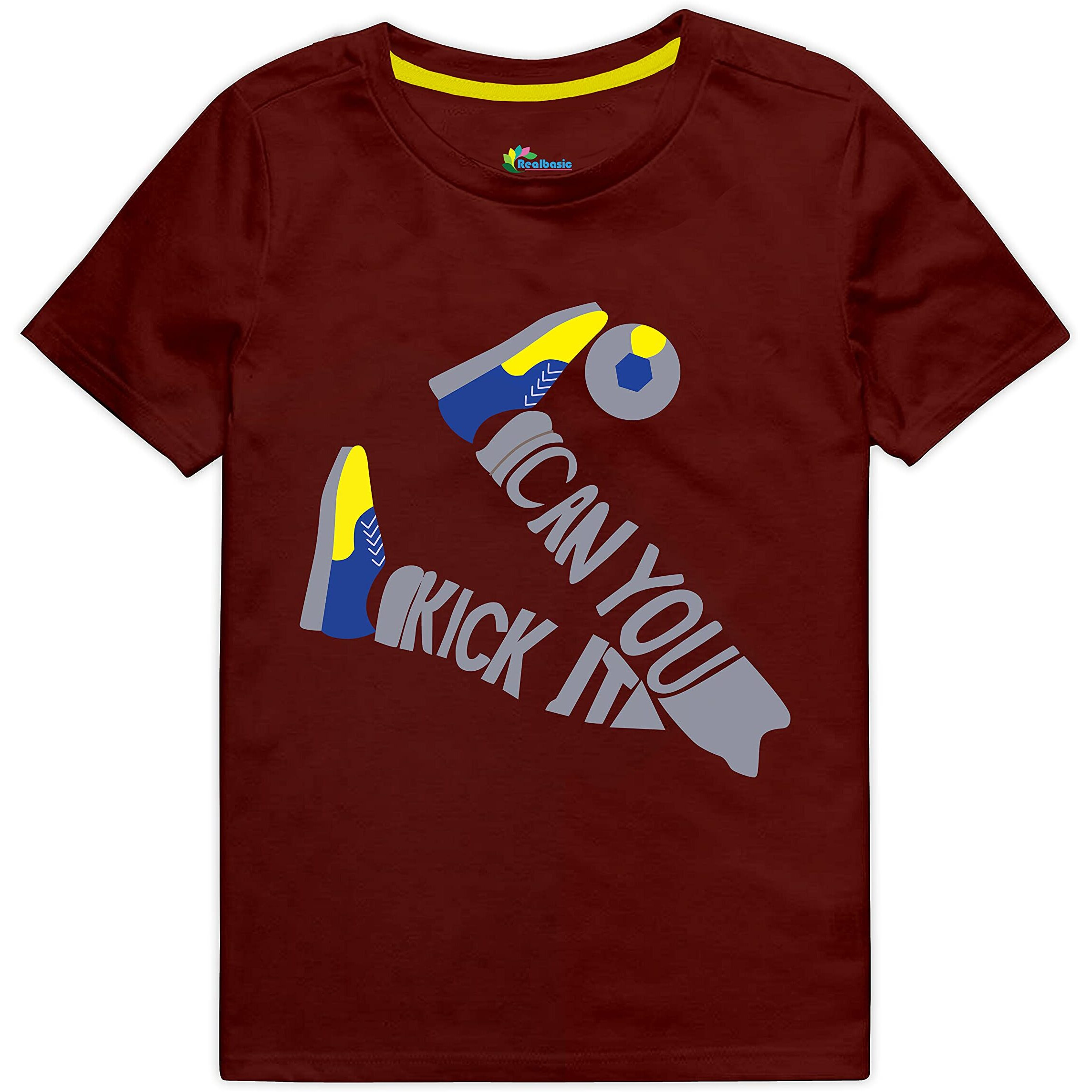 Real Basics Boy's Regular Tshirt(Rb-Bb-T-P3-1112-(3Fis+Kick+Neob)_Multicolor_1112)