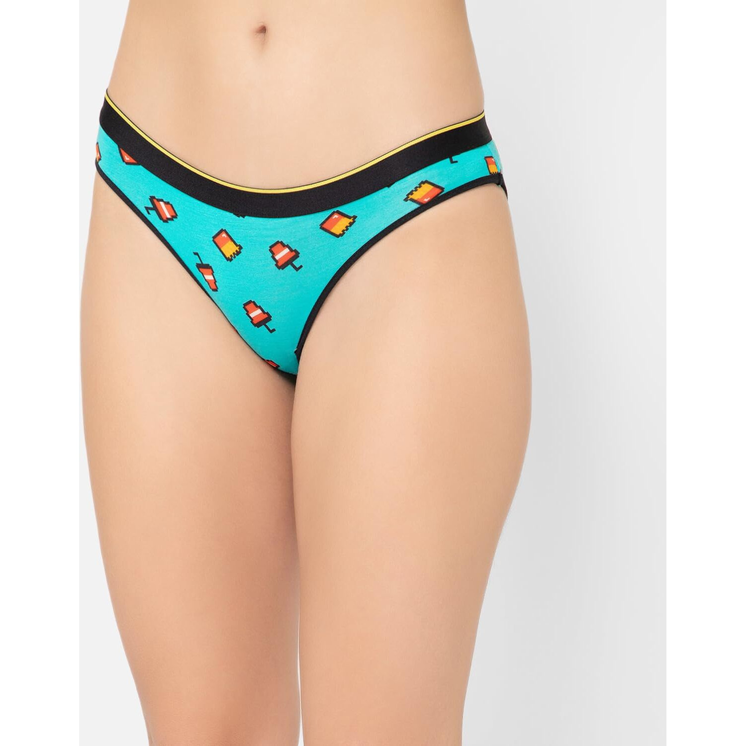Bummer Women's Printed Micro Modal Bikinis Panties | Soft & Breathable Underwear | Pack Of 1