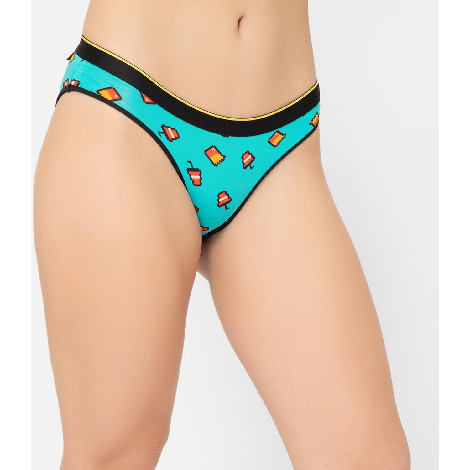 Bummer Women's Printed Micro Modal Bikinis Panties | Soft & Breathable Underwear | Pack Of 1
