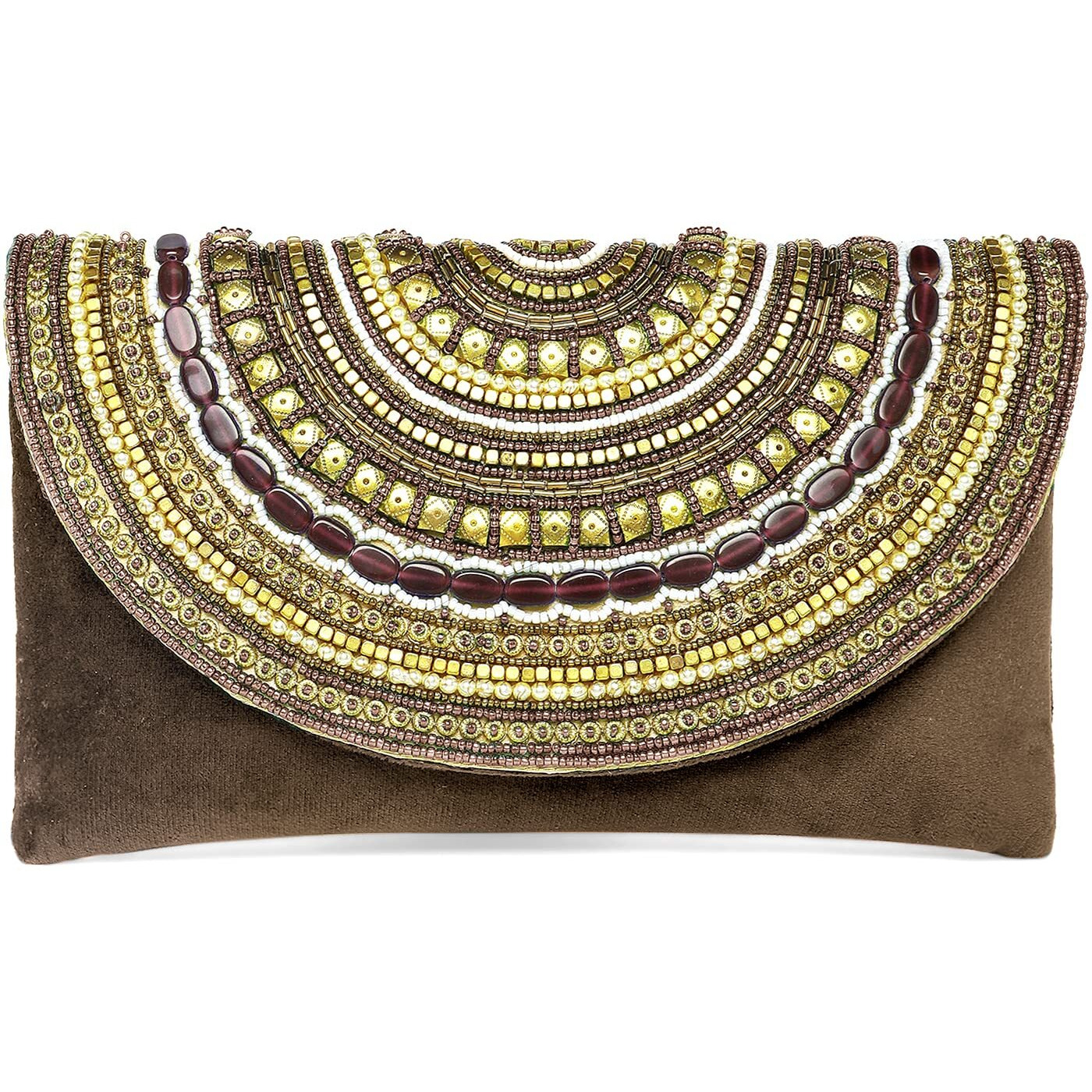 Peora Clutch Purses For Women Wedding Handmade Evening Handbags Party Bridal Clutch Grey