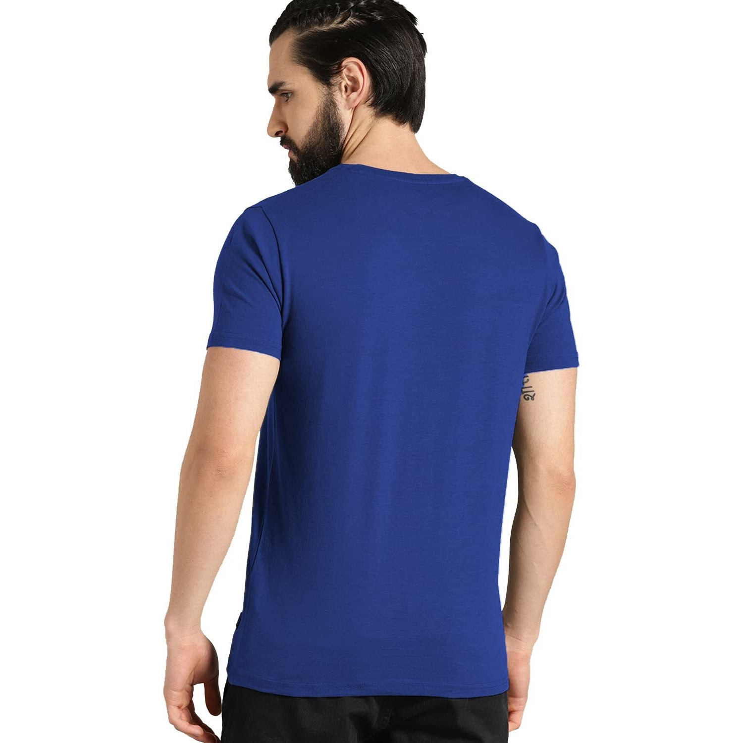 Adro Die With Memories Not With Dreams Mens Printed T-Shirt (M, Royal Blue)