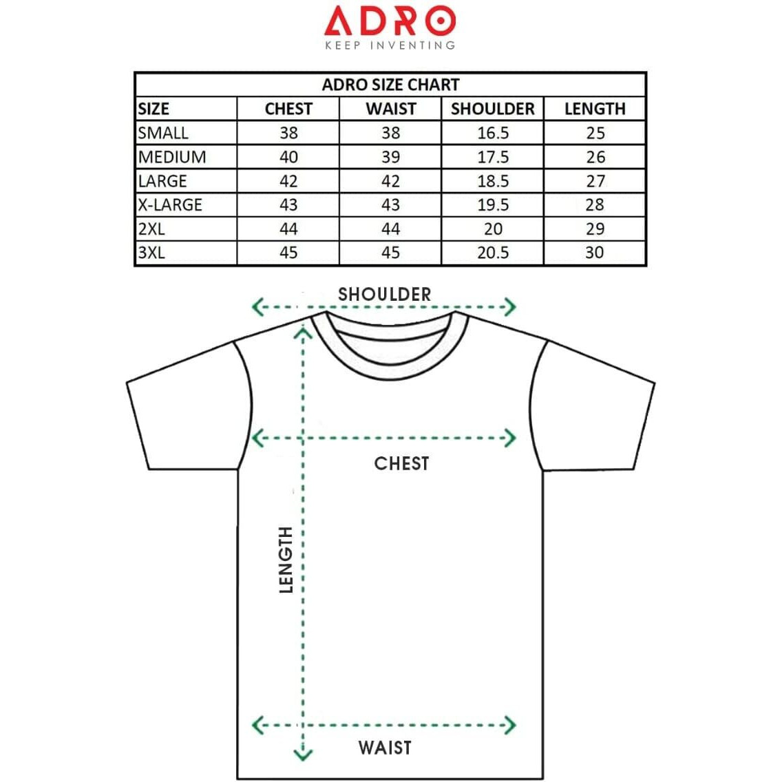 Adro Mens Printed T-Shirt For Men(Olive, 3Xl)