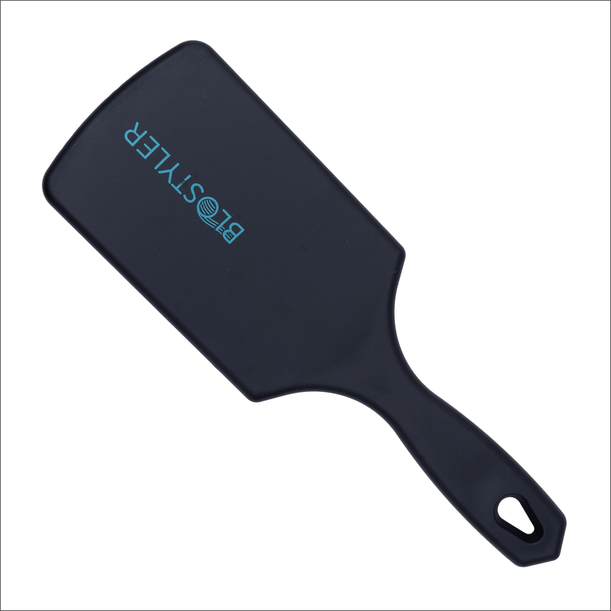 Roots - Paddle Hair Brush - Damage Free Blow-Drying Hair Brush - Designed With Rounded Ball-Tip - Comfortable Brushing Experence - For Men And Women - Pip03