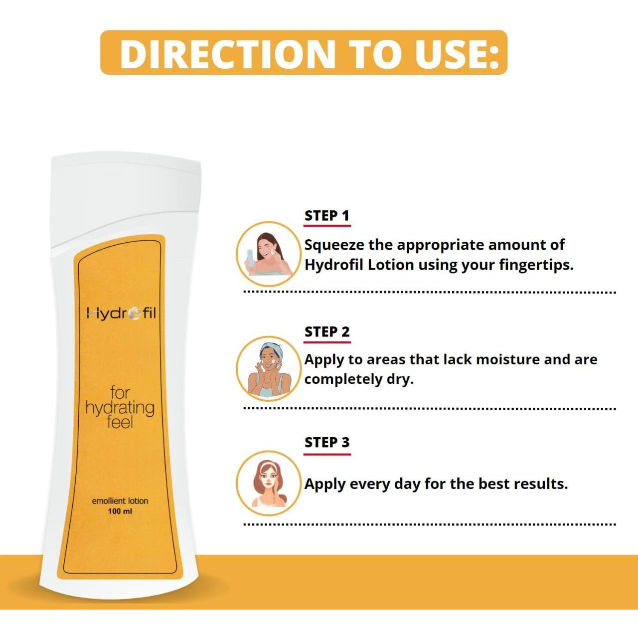 Hydrofil Moisturizing Lotion 100Ml